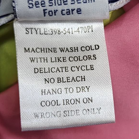 Roper Vest Womens S Pink Tan Neon Green Reversible Puffer Snap Western Retro - Picture 11 of 14